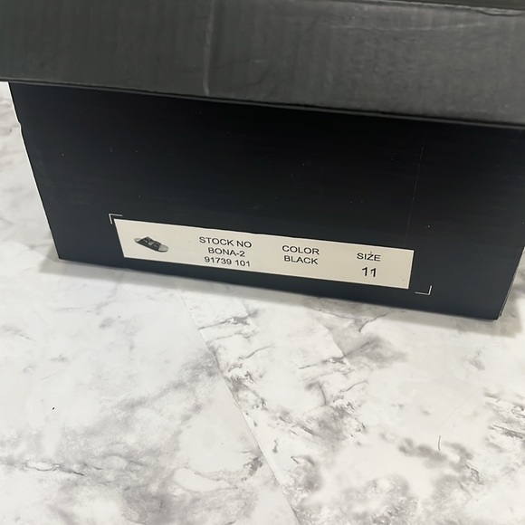 ALDO ROSSINI Men’s Black Bona-2 Sandal Size 11 New In Box - Picture 10 of 16